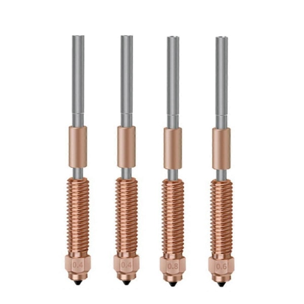 K1C 3D-skrivartillbehör, munstycke i koppar- och härdat stål, snabbkopplingsmunstyckesats för Ender3v3/K1Max/K1C