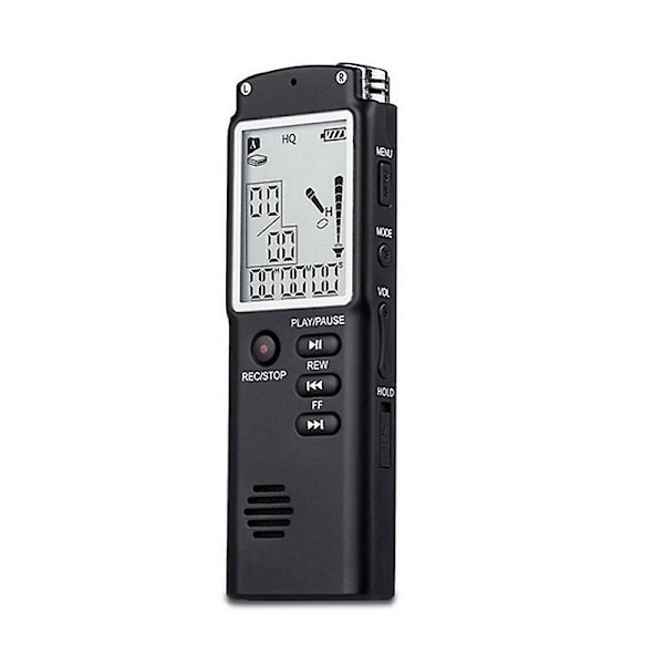 32 GB bärbar uppladdningsbar LCD digital ljudinspelare diktafon med MP3