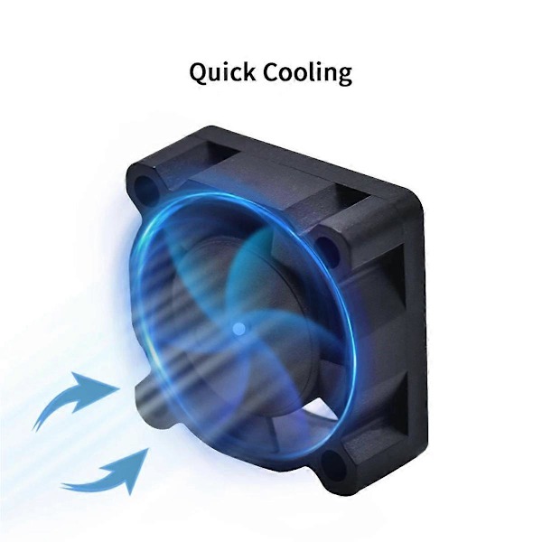 3D-skrivar Hot End Kylfläkt 18000 Varv/min 2510 Axialfläkt 5V 3D-skrivartillbehör 18000 Varv/min för X1/X1C