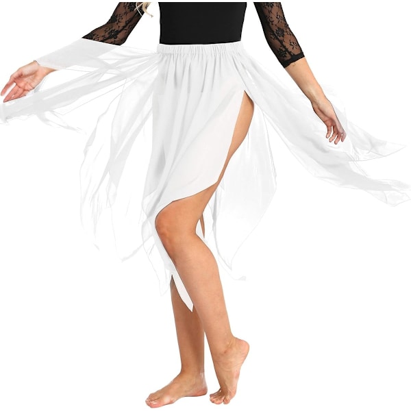 Kvinners Chiffon Hi-Low Lang Dansekjole Lyriske Dansekostymer