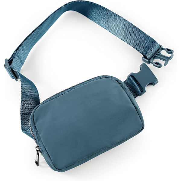 Unisex Mini Bältesväska med Justerbar Rem Liten Midjeväska
