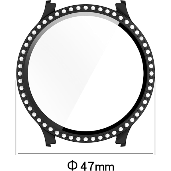 7 kpl Bling Diamond -kotelo Galaxy Watch 7 44mm -älykellolle, kova PC-suojus Galaxy Watch 7 44mm (40 mm) / 40 mm:lle