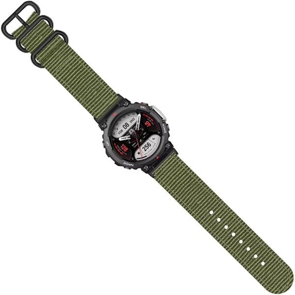 Nylon kompatibelt for Amazfit T-Rex 2 Smart Watch Armbånd