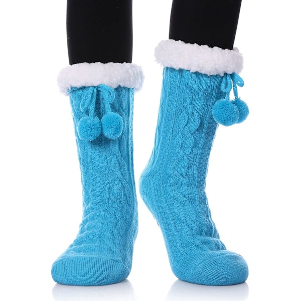Dame Vinter Varme Bløde Hyggelige Fuzzy Fleece-foret Grippers