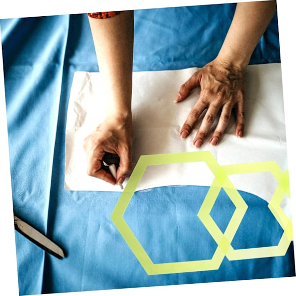 Hexagon Sy Skabeloner (4stk) - Akryl Quilt Formet Skabeloner til DIY Syning