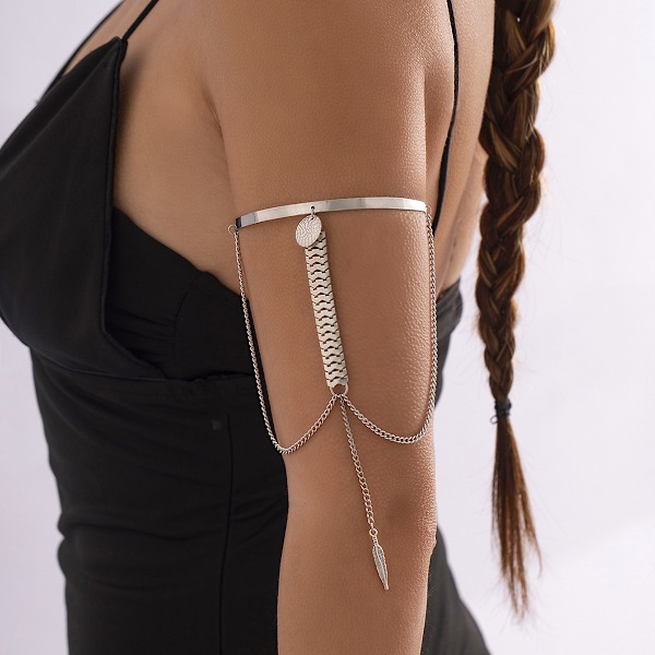Hip Hop Etnisk stil Multi-layer Chain Metal Armlet - Unik og elegant