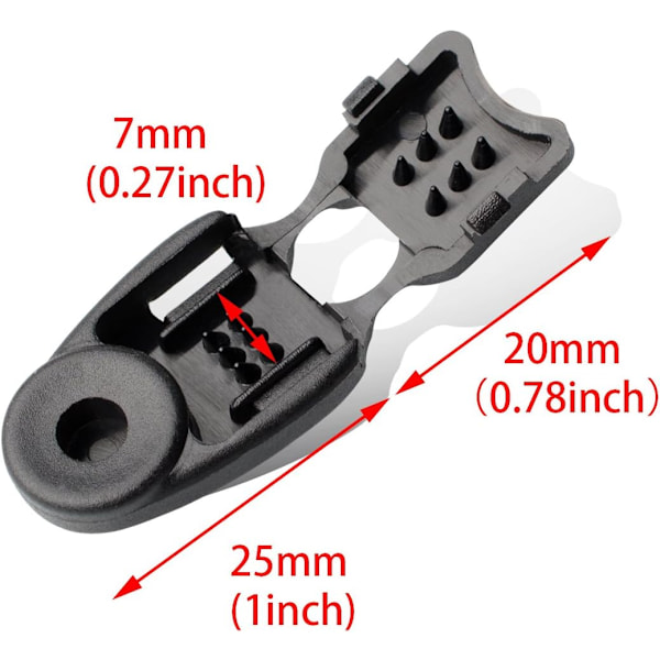 Premium Nylon Dragkedjor Rep Snöre Ändparacord Dragkedja Dragkedja Ändar för Layyard