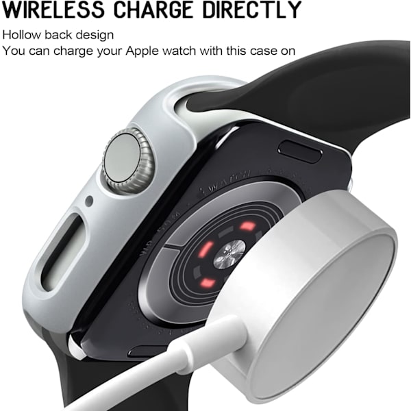 4-pak kompatibel for Apple Watch case 38 mm [NO Skjermbeskytter]