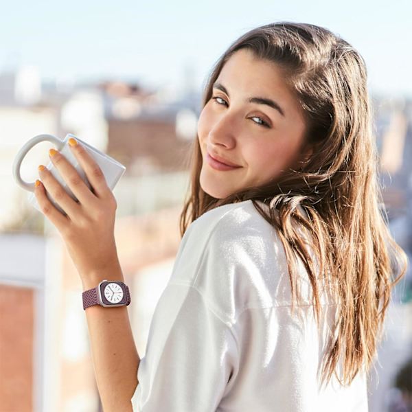 Flettet nylonrem til Apple Watch