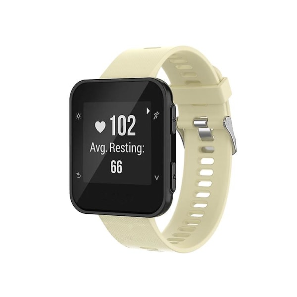 För Garmin Foreathlete 35j / Forerunner 35j Silikon Armband UMP Beige