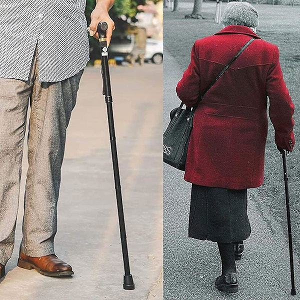 Hopfällbar och justerbar design Walking Cane Folding Cane Portable Walking Cane