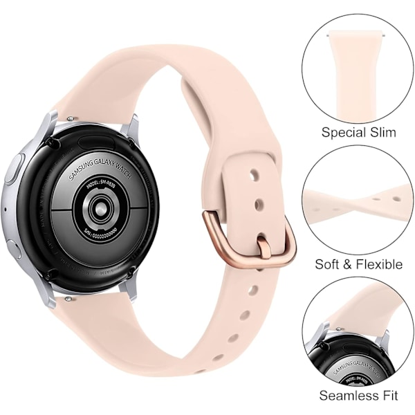 4-pack smala band för Garmin Venu / Vivoactive 3 watch, 20 mm