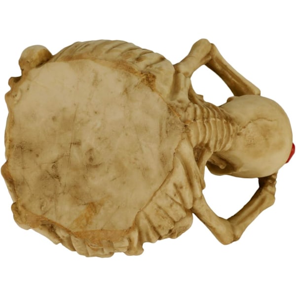 X-D Skjelettfigur Skrivebords Sigarettasker Askebeger for Hjemmekontorinnredning Hvit 5'' x 5.5'' x 4.3'' tommer Hvit 5'' x 5.5'' x 4.3'' tommer