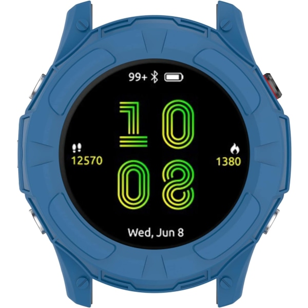 Skal Kompatibelt för Garmin Forerunner 955 Klockfodral, Skyddande Skal Splittersäkert Skydd Stötfångarskal för Forerunner 955 Fodral Smartklocka