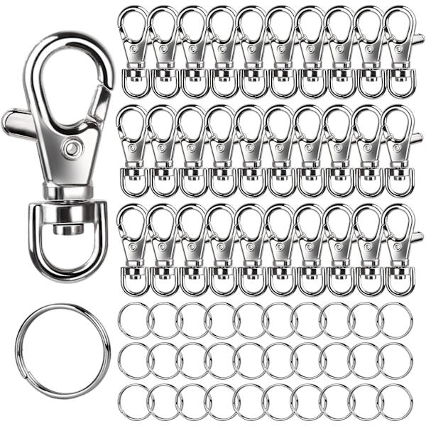 120st Nyckelring Hoop Key Ring Set - Håndverk og gjør-det-selv