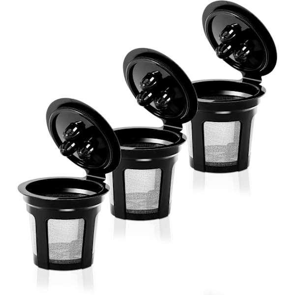 Återanvändbara kaffekapslar för Ninja Dual Brew kaffebryggare (3-pack)