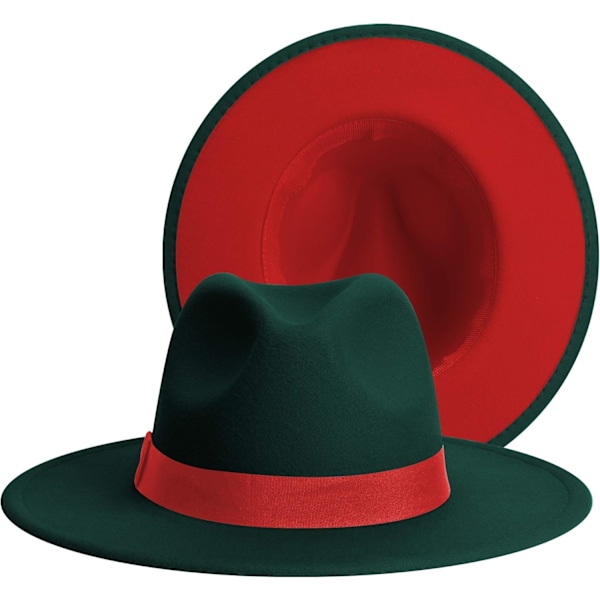 Womens & Mens Fedora Hatte. Bredskyggede Fedora Hatte til Kvinder og Mænd