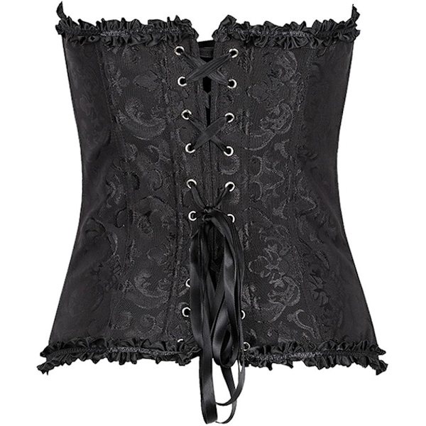 Korset til kvinder, sexet, plusstørrelse, korset overbust, bustier, g-streng