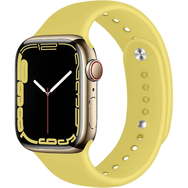 Sportband i blødt silikone, der er kompatibelt med Apple Watch Band Series 8/7