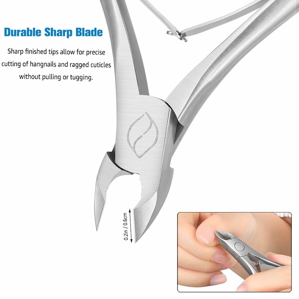 Nagelbandsklippare 1/2 Jaw - Professionell nagelbandsklippare Nagelband