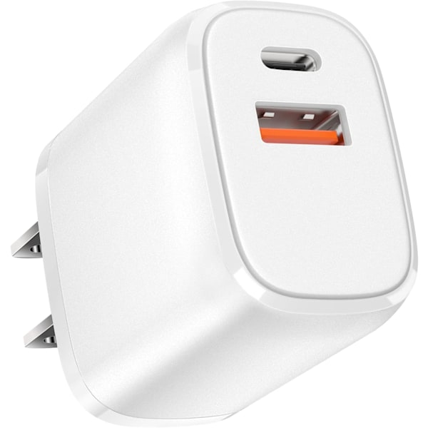 USB-C vegglader, 20W Type-C hurtigladerkontakt