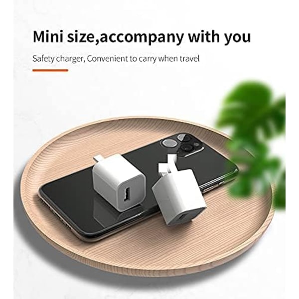 USB vegglader Block Phone Ladeboks Reiseplugg Cube