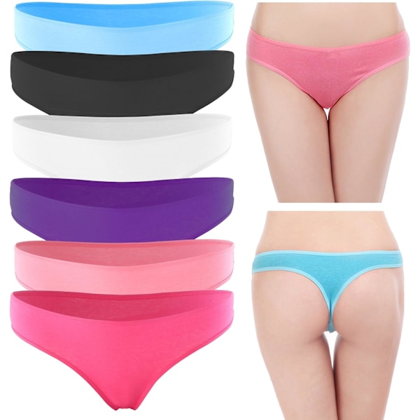 6-pak bomulds trusser Andas Trosor Bikini