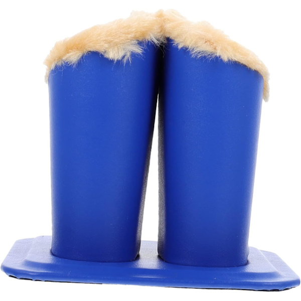 2 stk. Kikkert Holder Bordplade Brille Kop Natbord Brille Holder Fuzzy Briller Stativ Brille Etui Pu Læder Brille Etui Klud Briller