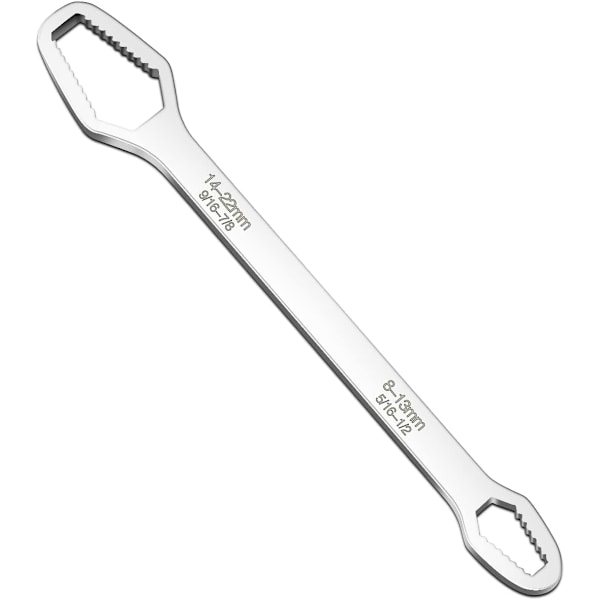 Universalnøgle, 8-22mm Universal Torx-nøgle, Dobbeltsidet