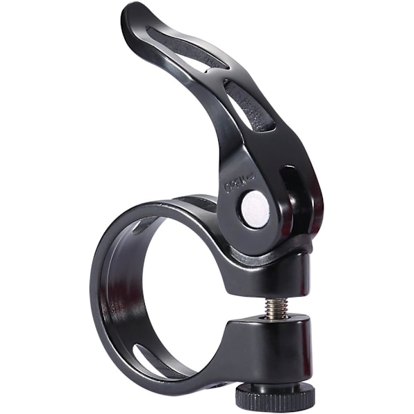 Hurtigudløsning Cykelsadelpind Klemme - 34,9mm i Elegant Sort