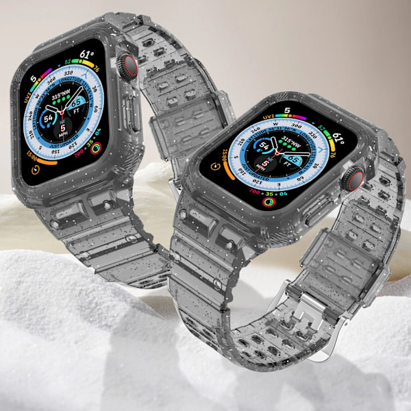 Kompatibel med Crystal Clear Apple Watch-rem