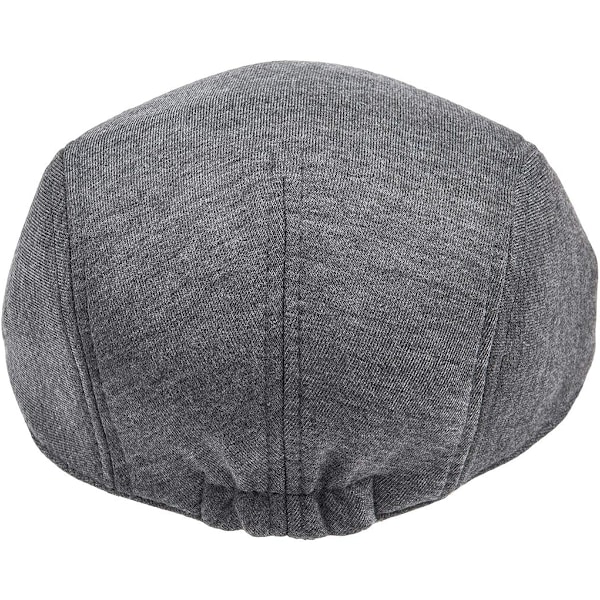 Herr Bomull Newsboy Cap - Mjuk Passform Cabbie Hat