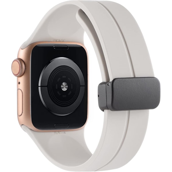 Silikon sportband kompatibelt med Apple Watch 38mm 40mm