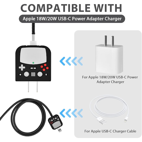 Fodral för Apple 20W/18W iPhone USB-C Power