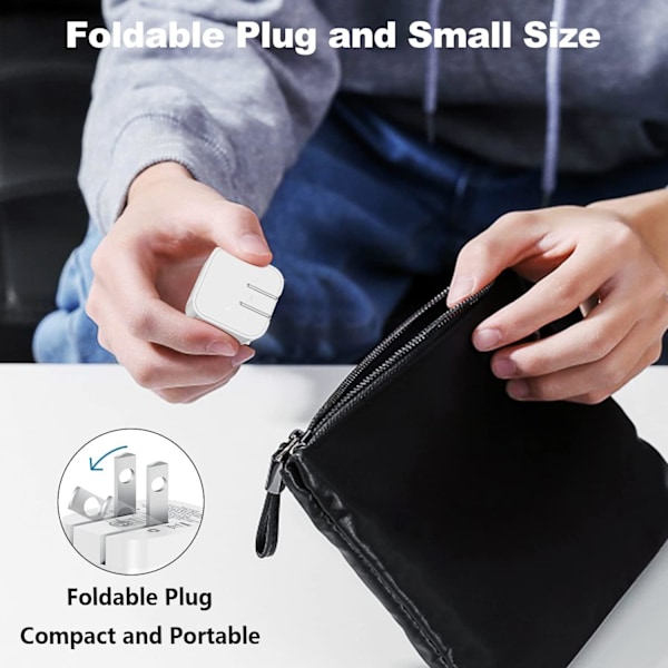 [Apple Mfi-certifierad] iPhone Snabbladdare, 35W Dual Usb-C