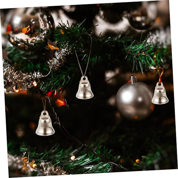 300 st The Bell Temple Bells DIY-tillverkningstillbehör Jul Klockor Dekorativa Hem Klockor Små Järnklockor Hängande Slips Klockor Slips Jul
