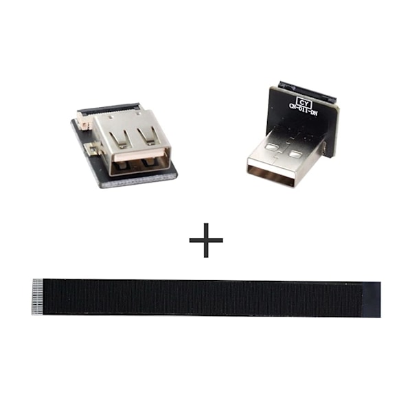 Chenyang Cy Down Vinklad Flat Slim Fpc USB 2.0 Typ-A Hane