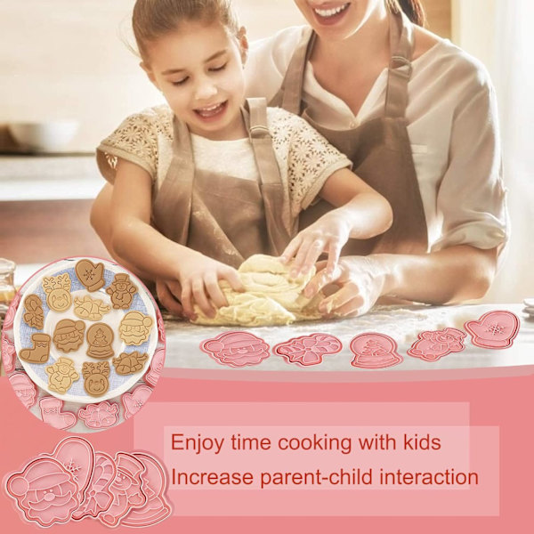 Jul Cookie Cutter - 8 delar 3D-form