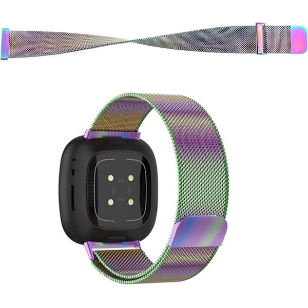 Magnetisk klockarmband kompatibel med Fitbit Versa 3 för