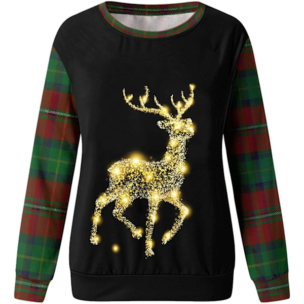 Julsweatshirts för kvinnor, snygga jultröjor för utekvällar