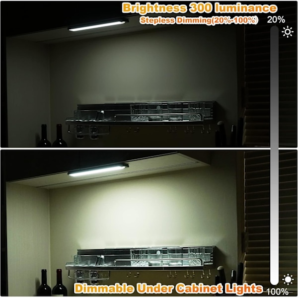 Dimbar 60Led Closet Light 3 Färg