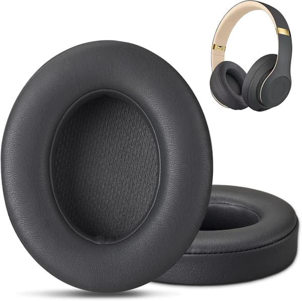 Erstatning for Beats Studio 3 Erstatningsørekopper Grå, Beats Studio Wireless Erstatningsørekopper Ørepuder til Beats Studio 3 Beats Studio 2,Beats