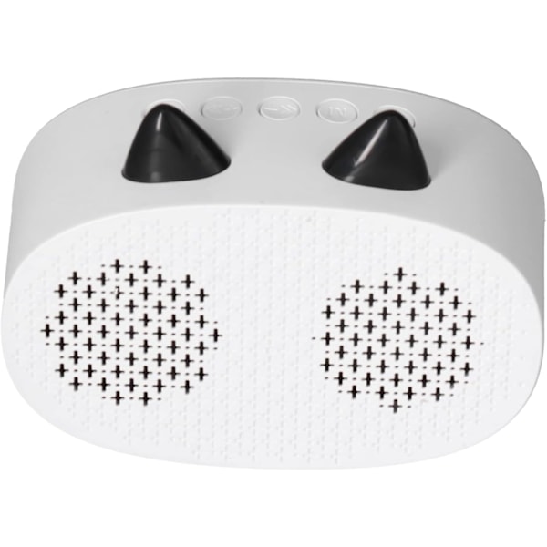 Digital väckarklocka högtalare, tecknad katt väckarklocka med temperaturdisplay, dubbel väckarklocka, Bluetooth-högtalare, FM-radio, handsfree-samtal för sovrum