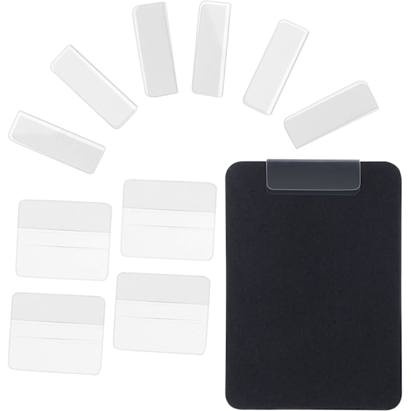 100 Plast Ørepynt Kort Adapter - Selvklebende Display for Smykker