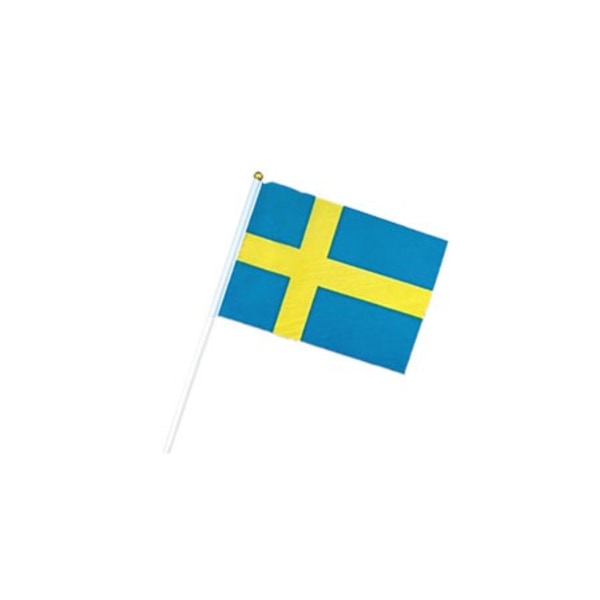 VM Svensk dansk håndtrykflag 20 stk.