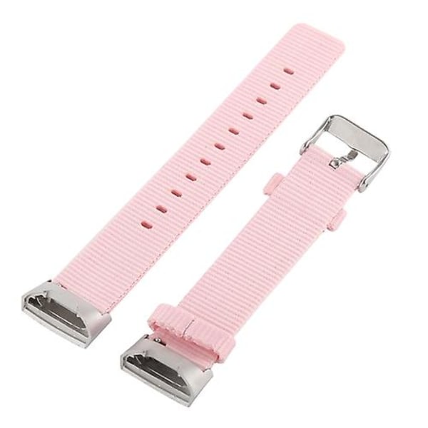 Nylon klockarmband för Fitbit Charge 3 EIS Pink