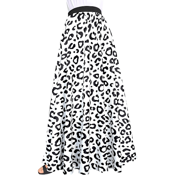 Kvinners Chiffon Mopping Gulvlengde Stor Hem Solid Strand Høy Midje Maxi Skjørt
