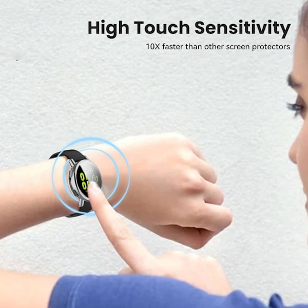 Näytönsuoja suunniteltu Garmin Vivoactive 5 -kotelolle, pehmeä TPU-pinnoitettu puskuri, joka kattaa koko laitteen, ohut suojakuori Garmin Vivoactive 5 -älykellolle