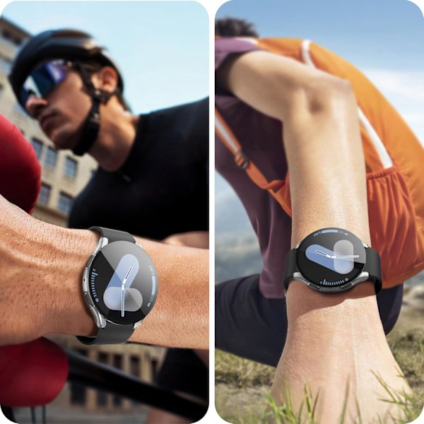 2-pak til Galaxy Watch 7 skærmbeskytter, hærdet glas med Watch 7 skærmbeskytter 40 mm, høj følsomhed, pålidelig skærmbeskyttelse til Galaxy Watc
