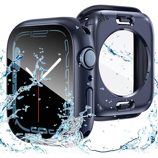 2 i 1 Vandtæt Etui til Apple Watch Series 8